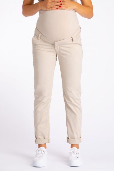 Chino Umstandshose aus Bio-Baumwolle sand