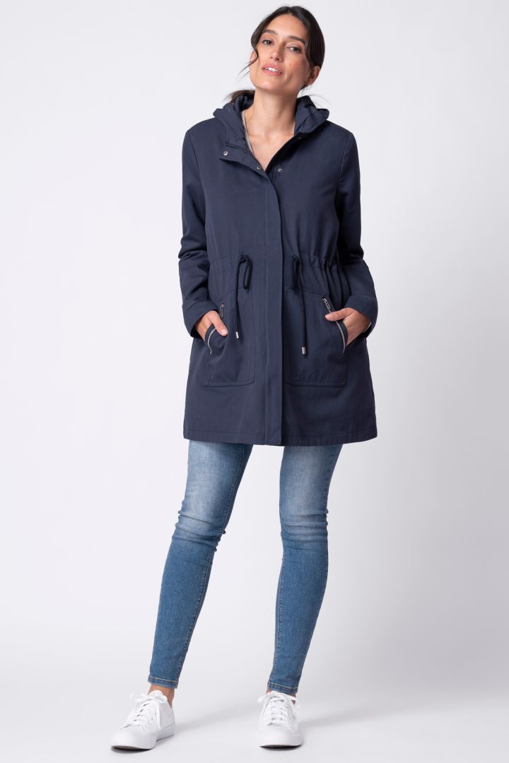 3 in 1 Utility Umstands- und Tragejacke navy