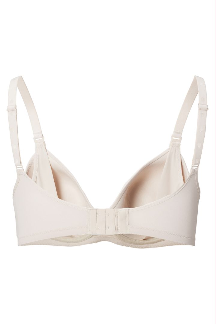 Keyhole Nursing Bra with Form Cups light almond