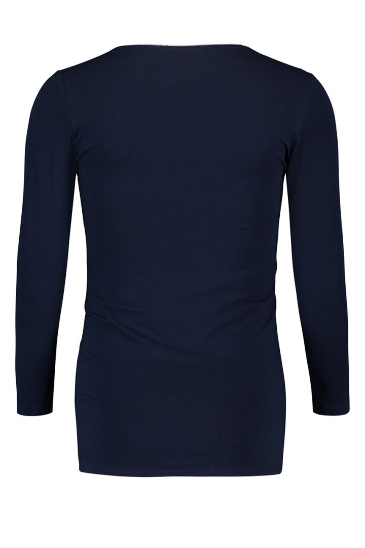 Umstands- und Stillshirt aus Bio-Baumwolle mit 7/8 Ärmeln