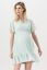 Preview: Eco Maternity Dress with Cap Sleeves mint