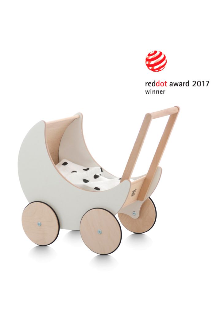 Wooden doll pram