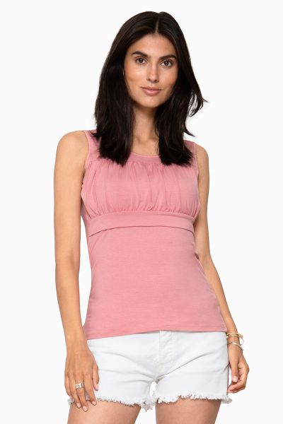 Umstands- und Still-Top rosa