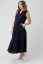 Preview: Midi Maternity and Nursing Tiered Dress navy