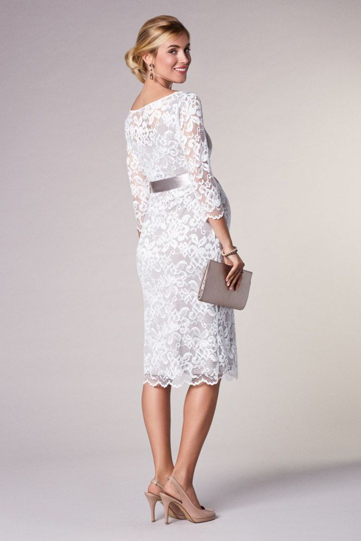 Lace Maternity Wedding Dress