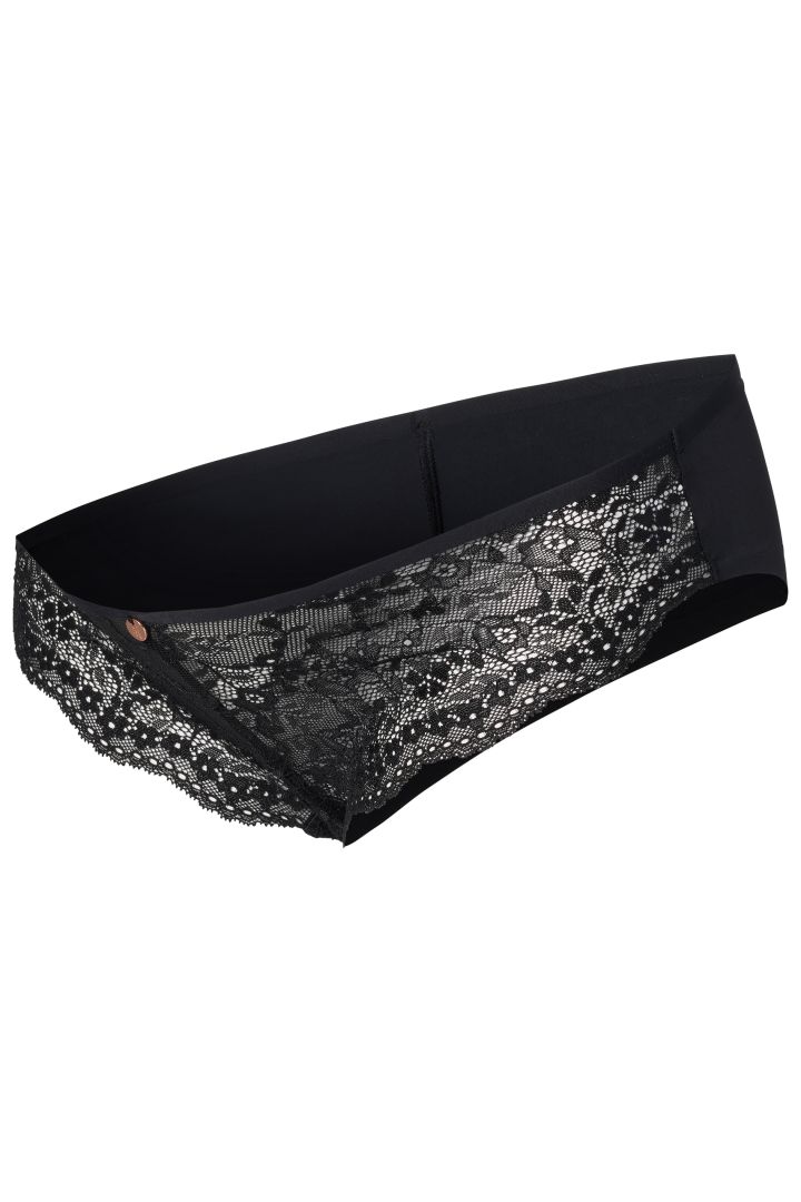 Umstandsslip aus Spitze schwarz