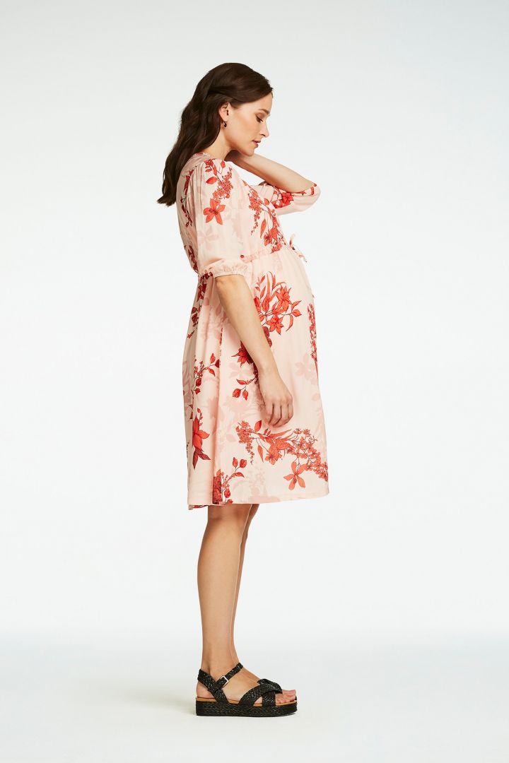 Umstandskleid mit floralem Print