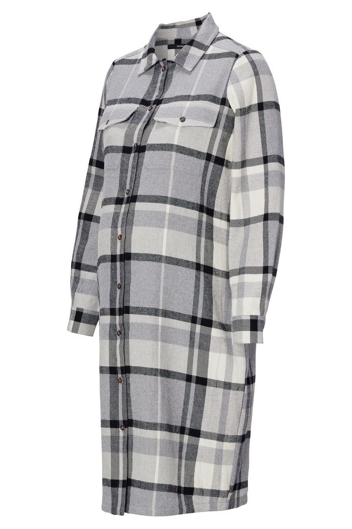 Flannel Maternity Shacket