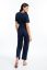 Vorschau: Umstands- und Still-Jumpsuit mit Knopfleiste navy