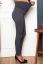 Preview: Slim Fit Maternity Trousers with Seamless Band darkgrey