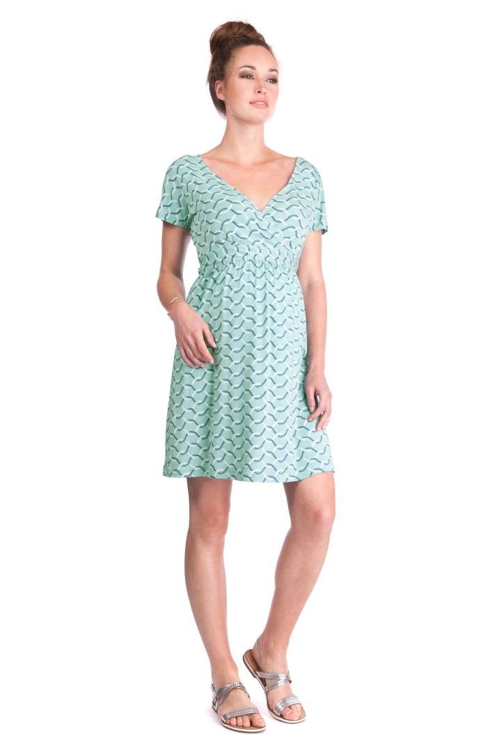 Tie Back Detail Maternity and Nursing Dress