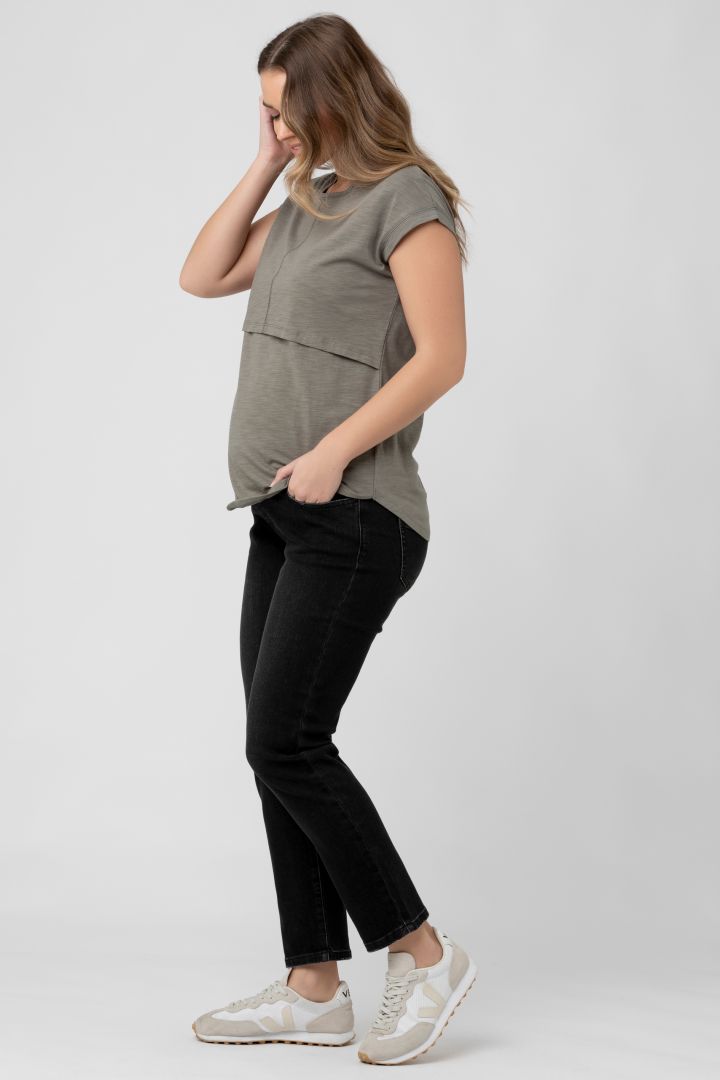 Umstands- und Still T-shirt khaki