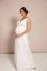 Preview: Maternity and Nursing Wedding Gown with Speckled Tull White