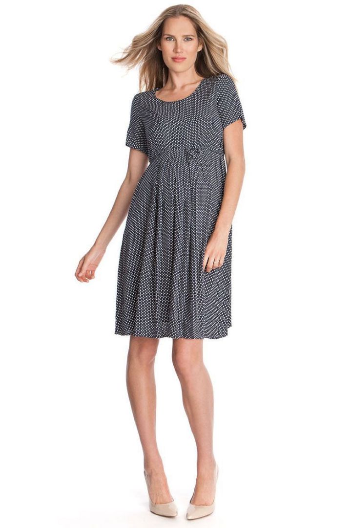 A-Line Dotty Dress