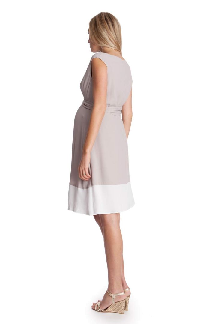 Umstandskleid im Colour Block Design