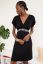 Preview: Maternity and Nursing Dress with Ethno RIbbon black