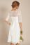 Vorschau: A-Line Umstandsbrautkleid mit 3/4 Ärmeln