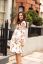 Preview: Maternity Dress with Cuffed Puff Sleeves Floral