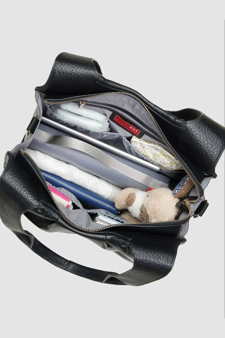 Storksak 2 in 1 Luxe Wickeltasche und Rucksack aus Nappa Leder