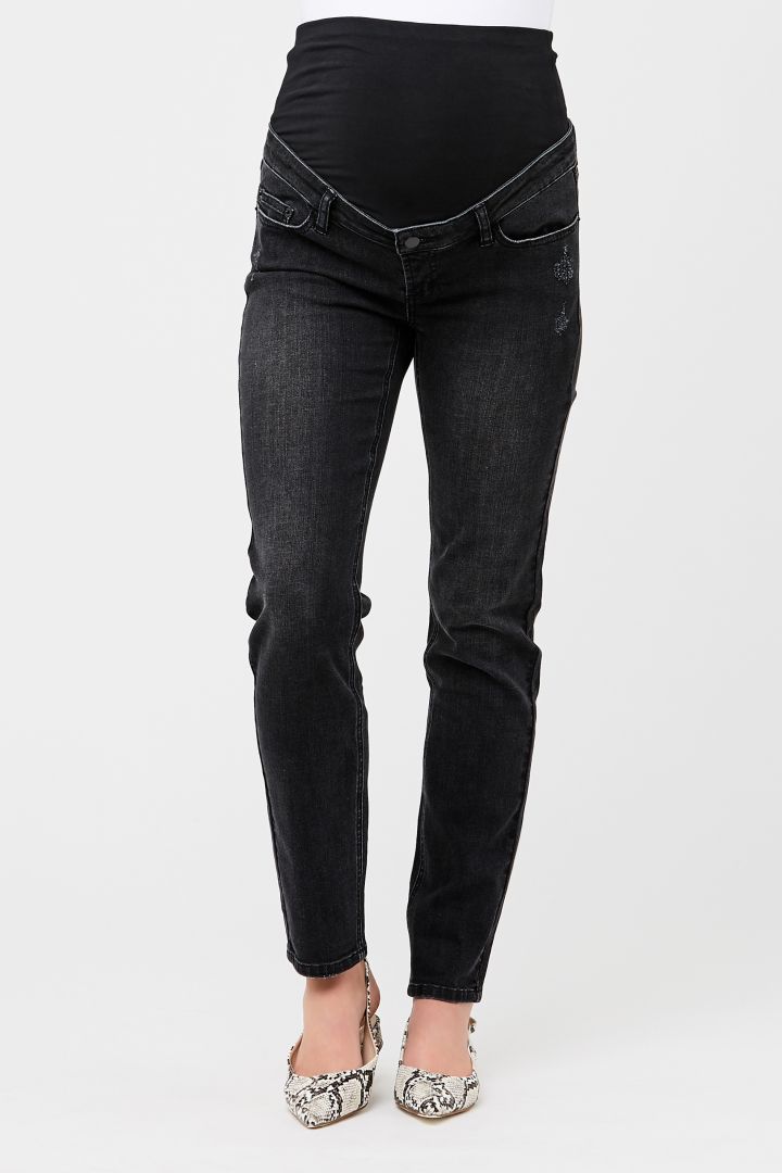 Slim-Fit Maternity Jeans black