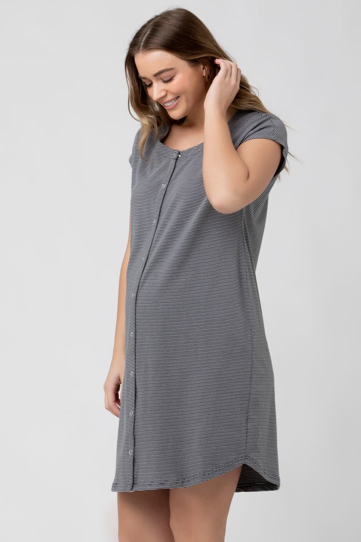 Organic Umstands- und Stillnachthemd