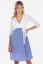 Vorschau: Umstands- und Stillkleid in Wickeloptik mit Herz Print hellblau