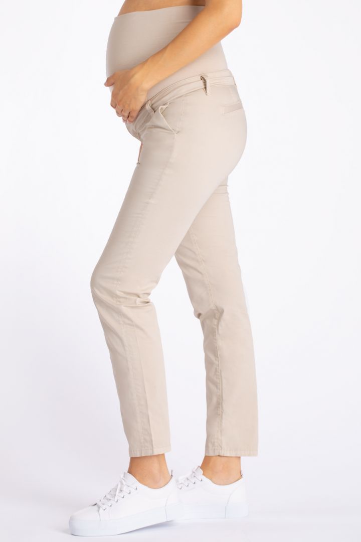 Chino Umstandshose aus Bio-Baumwolle sand