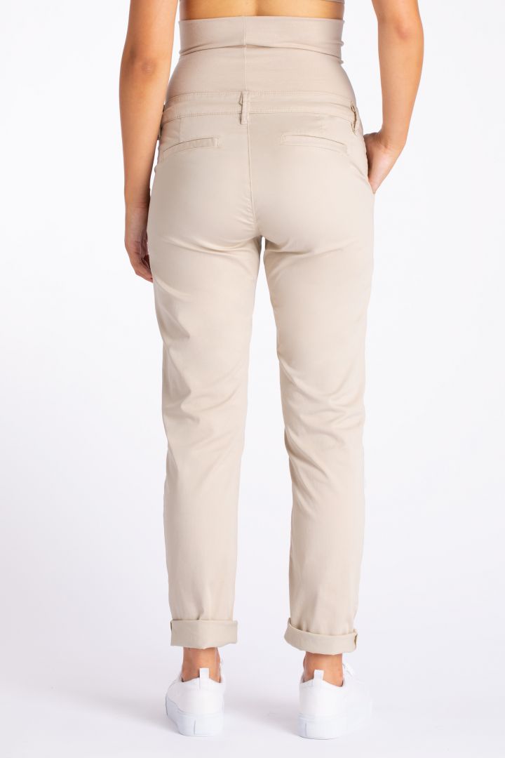 Chino Umstandshose aus Bio-Baumwolle sand