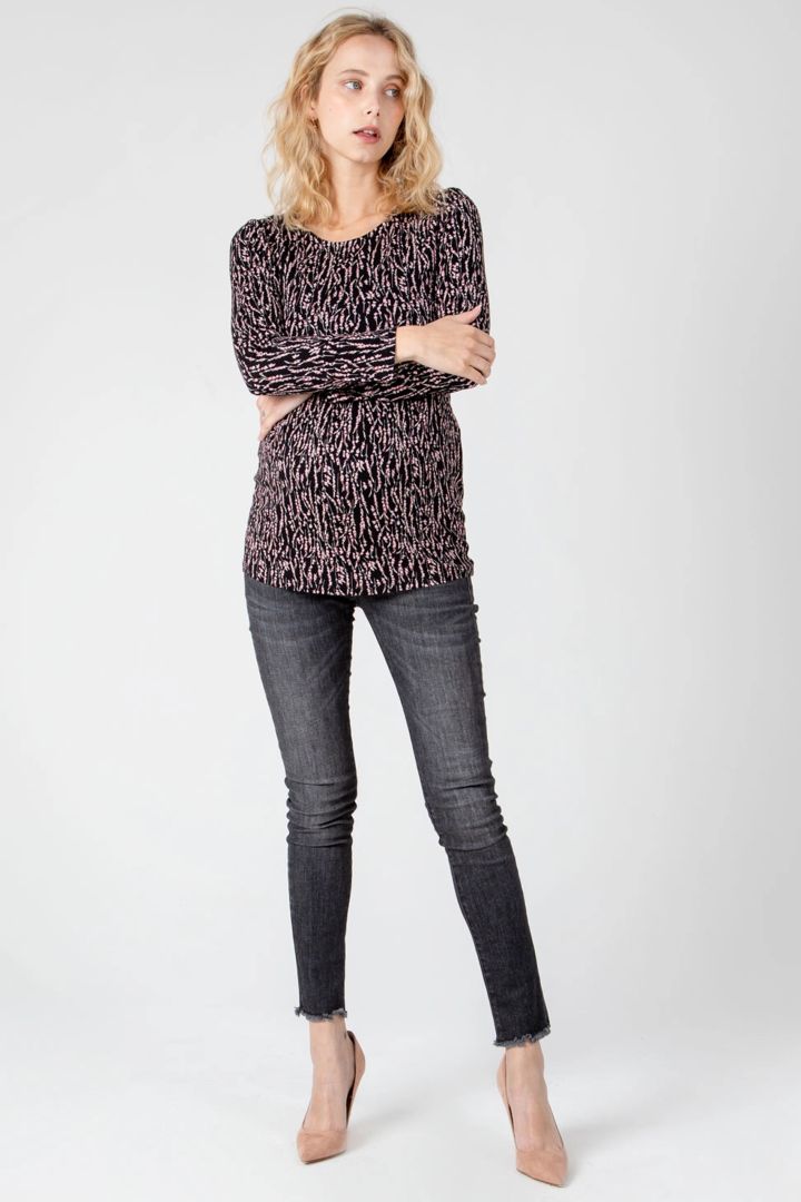 Umstands- und Stilltop mit Print