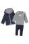 Preview: 3pcs Baby-Set with Shirt, Trousers and Reversible Jacket