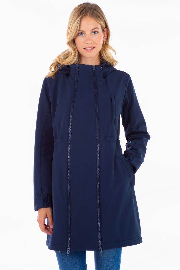 3 in 1 Umstands- und Tragejacke navy