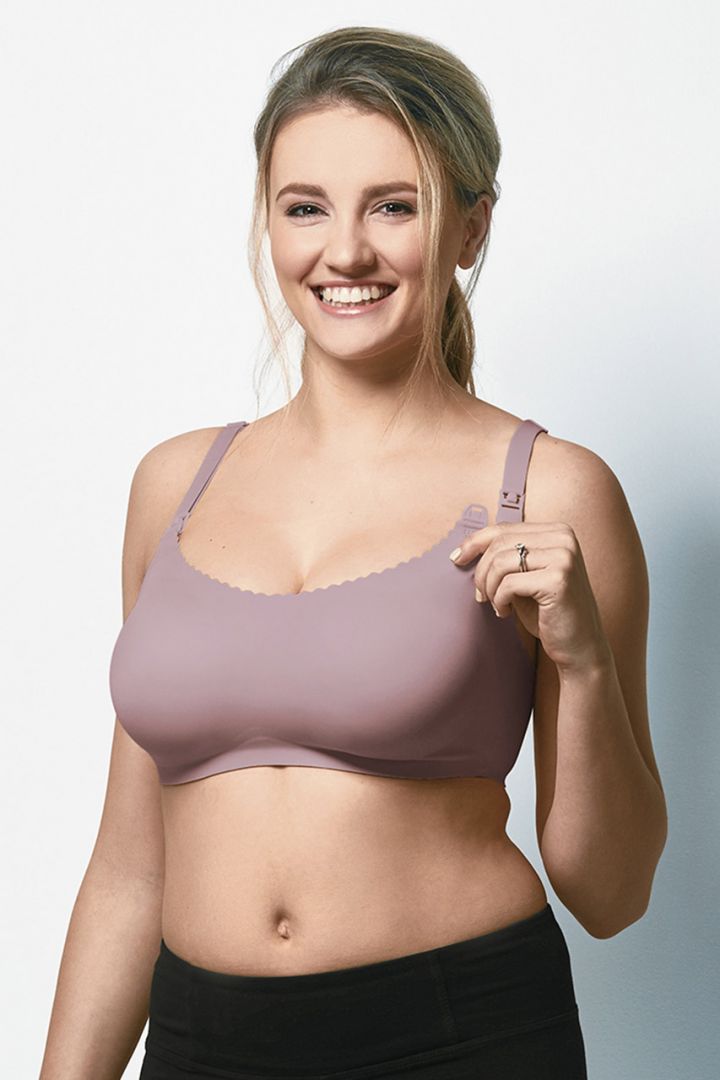 Invisible Seamless Nursing Bra, skin colour