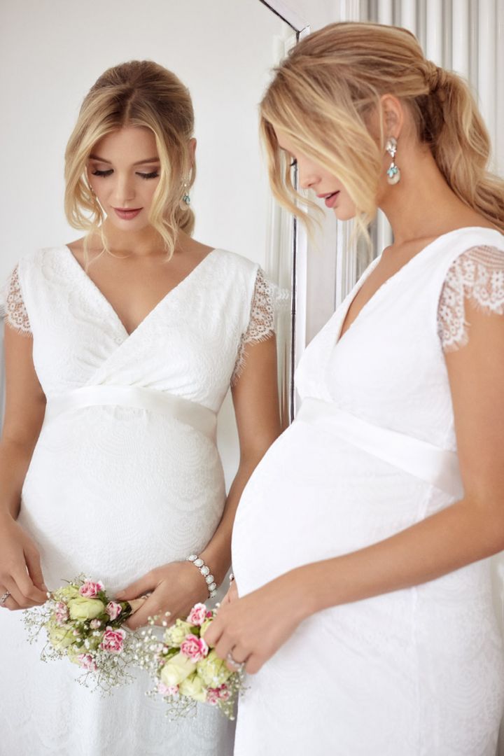 Shift Maternity Wedding Dress