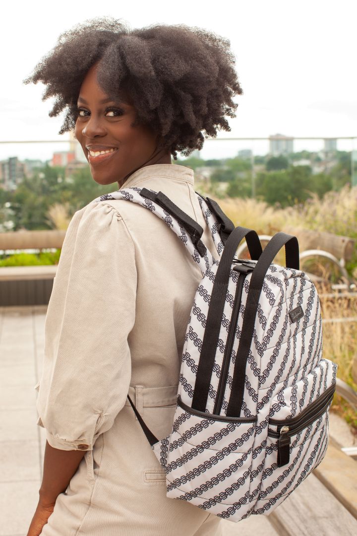 Eco Wickelrucksack Logo Print