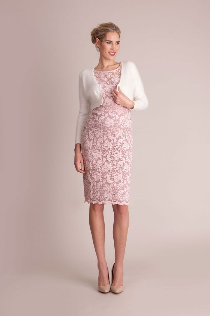 Umstands Brautkleid aus Spitze