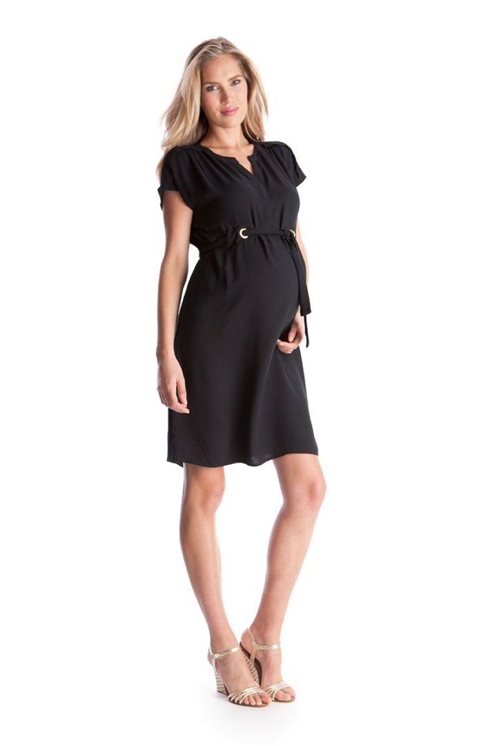Maternity Dress with V-neck