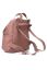 Vorschau: Wickelrucksack aus veganem Kunstleder rosa