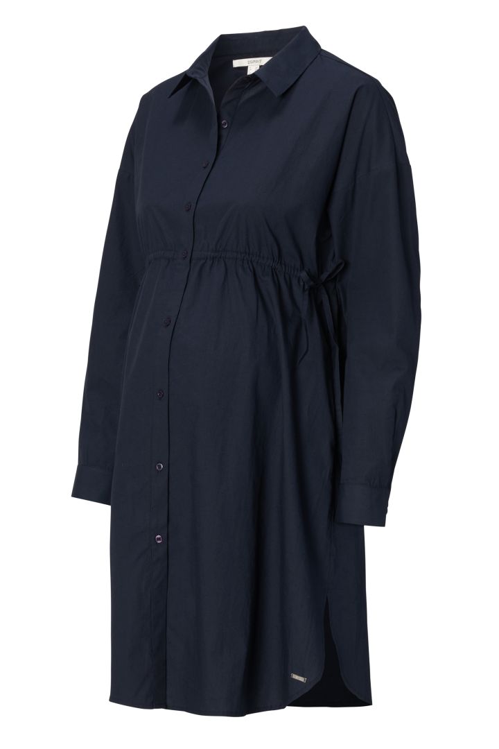 Organic Maternity and Nursing Shirt Dress