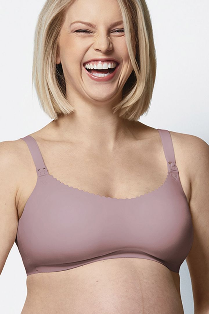 Invisible Seamless Nursing Bra, skin colour