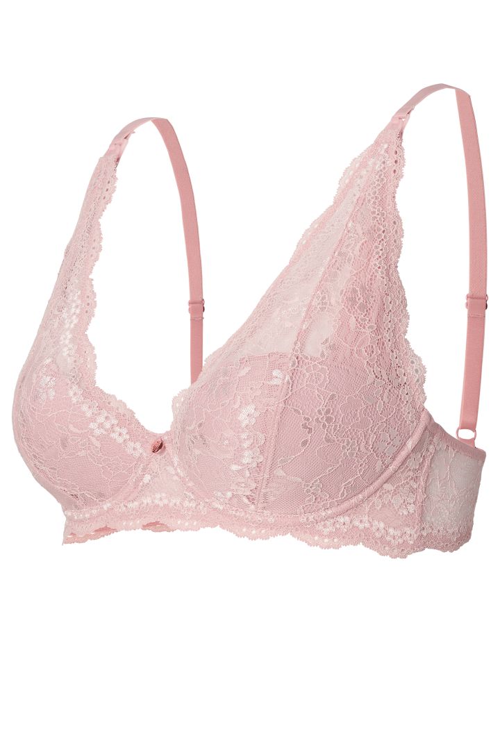 Bügel Still BH aus Spitze mauve