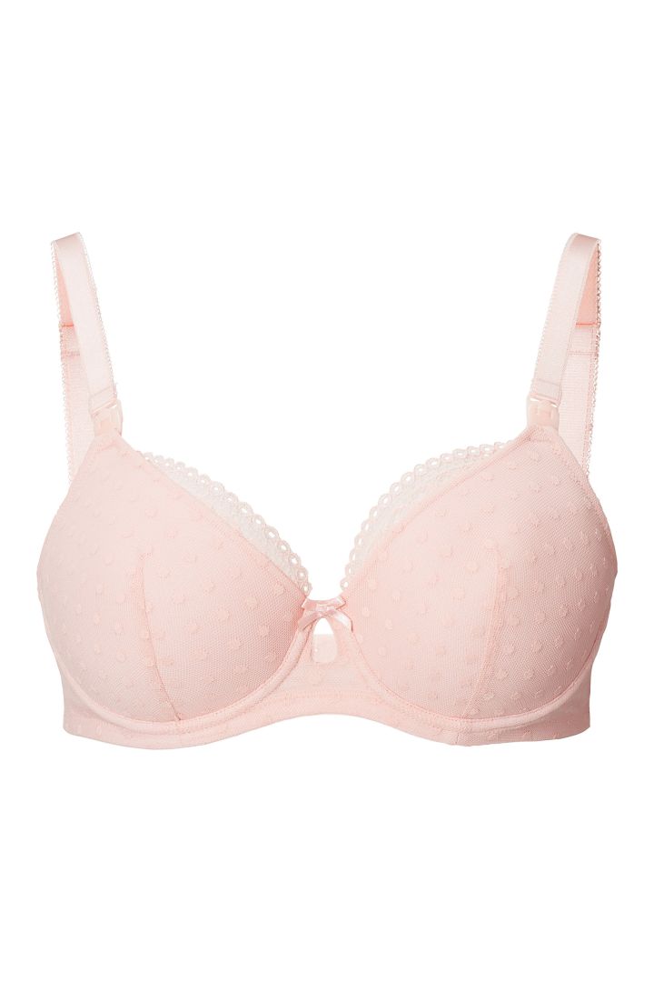 Triangle Mesh Nursing bra pink