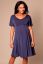 Preview: Kimono maternity dress with open back