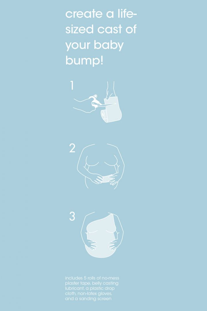 Gips-Set für Bauchmaske