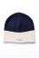Preview: Roll-Brim Beanie in Merino Wool navy/offwhite