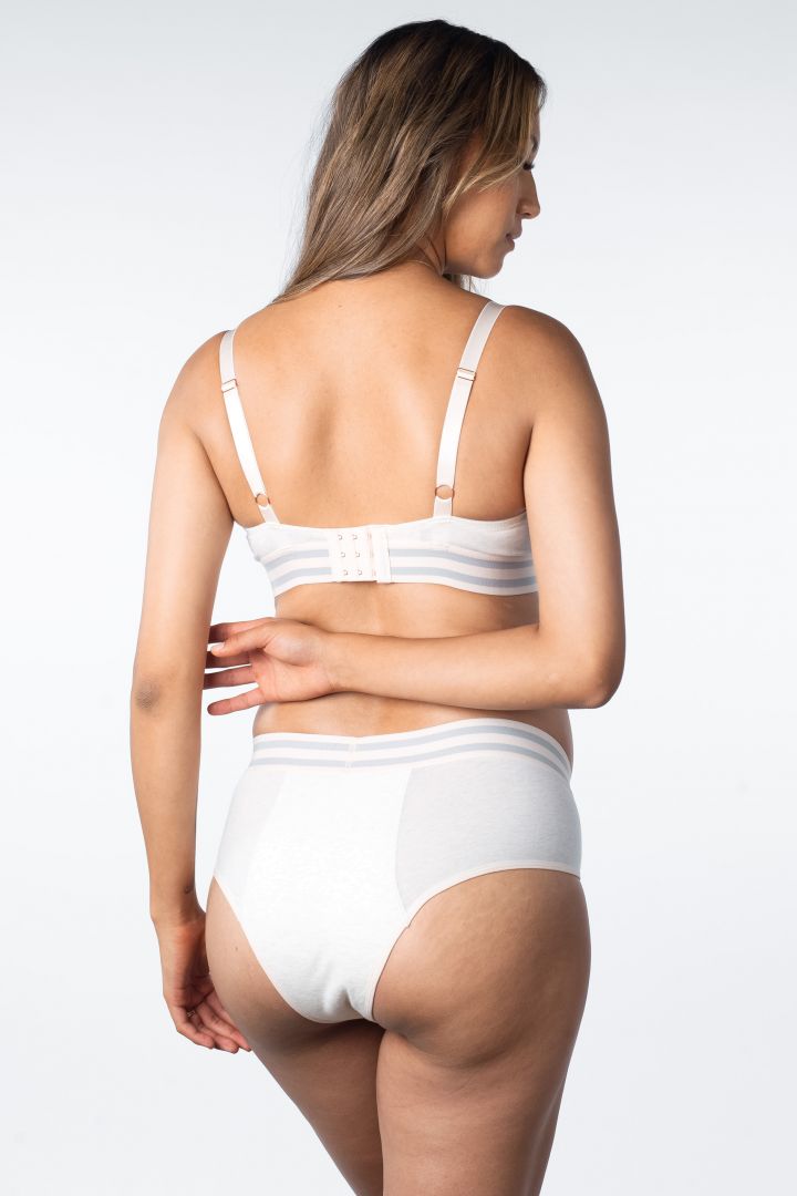 Multifit Schwangerschafts- und Still BH aus Baumwolle offwhite