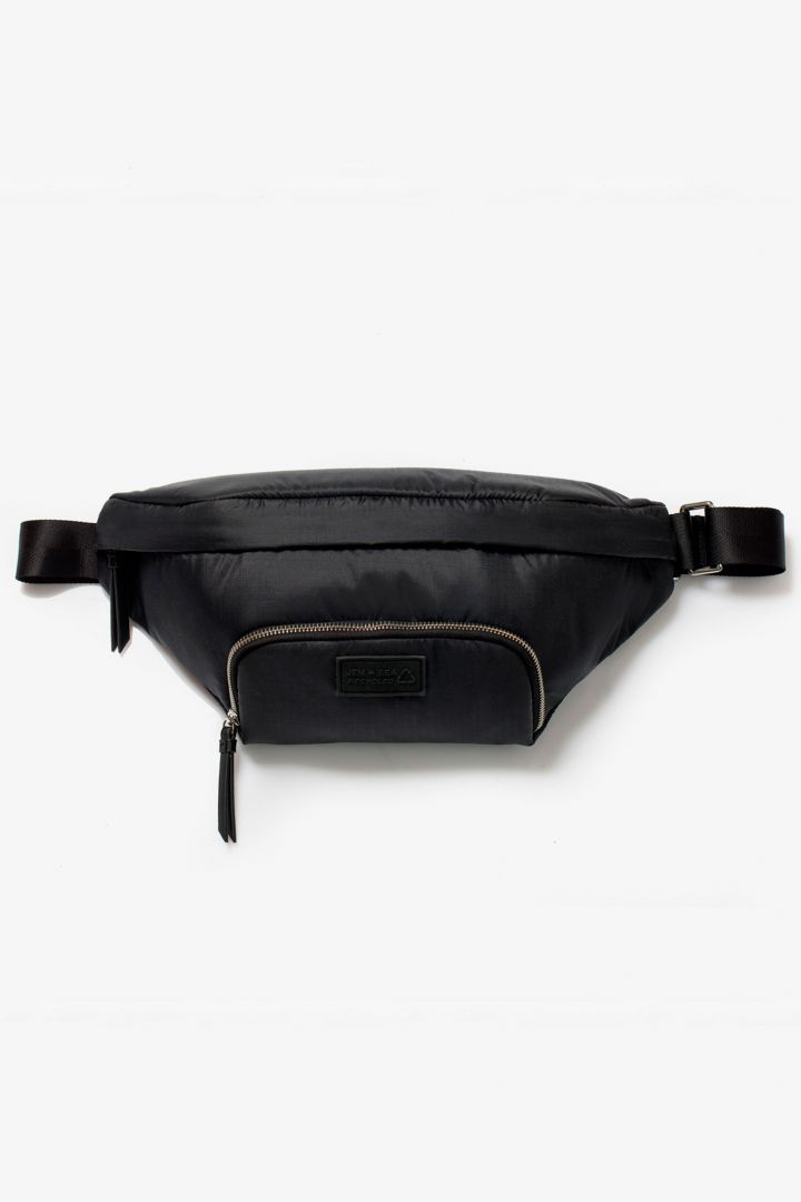 Gürtel Wickeltasche Eco aus recyceltem Nylon schwarz
