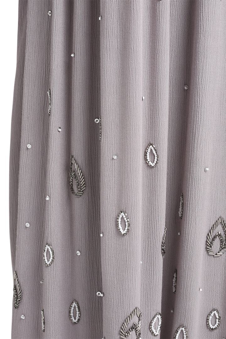 Maxi Maternity Skirt with Appliqués