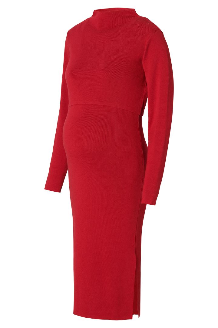 Umstands- und Stillstrickkleid