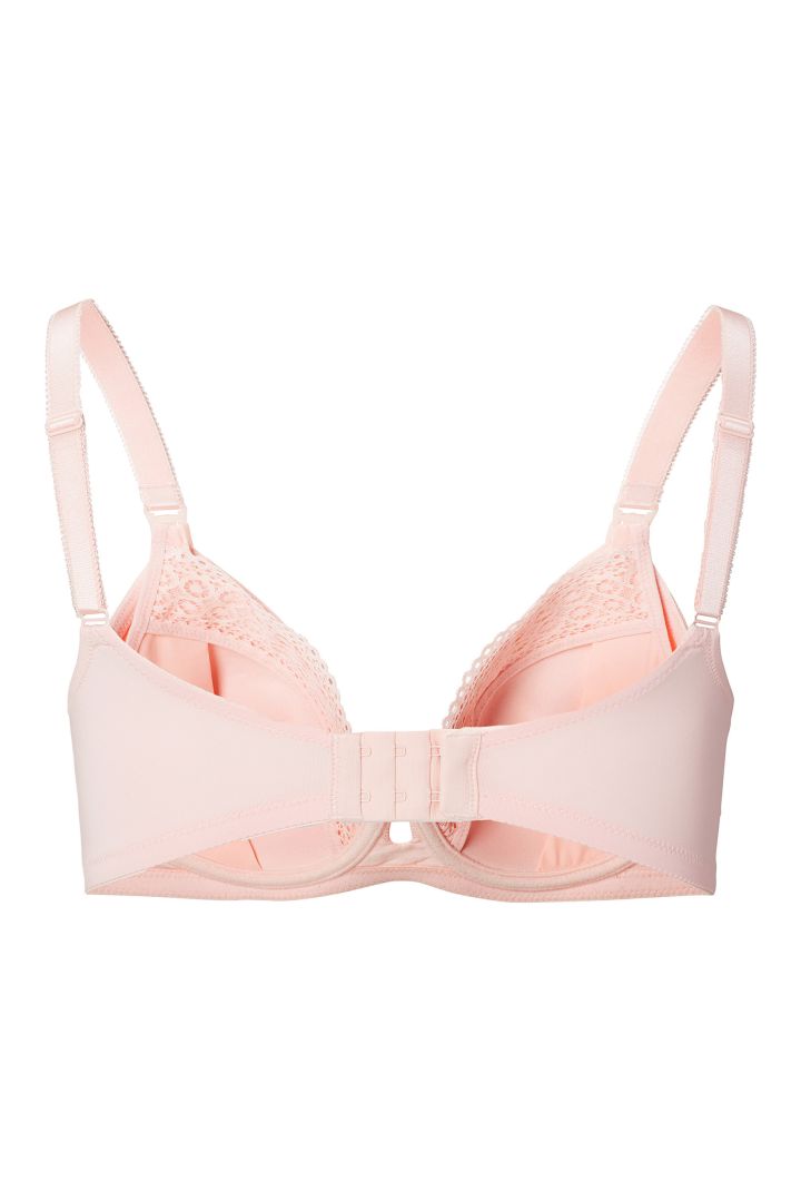 Triangle Mesh Nursing bra pink