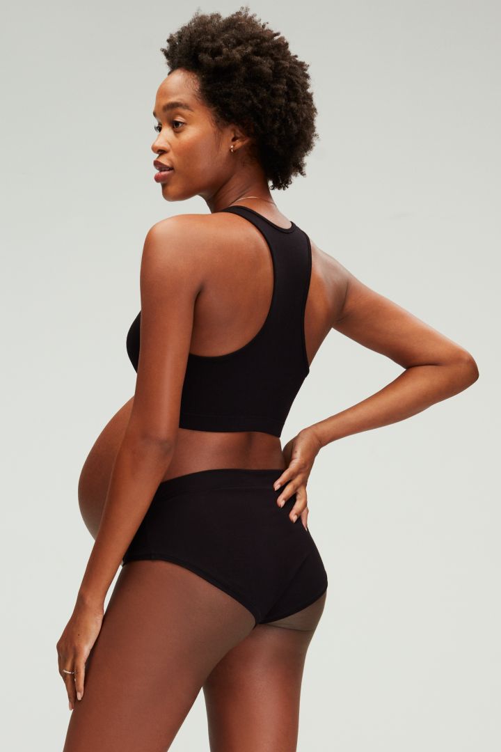 Schlaf Still BH mit Spitze schwarz